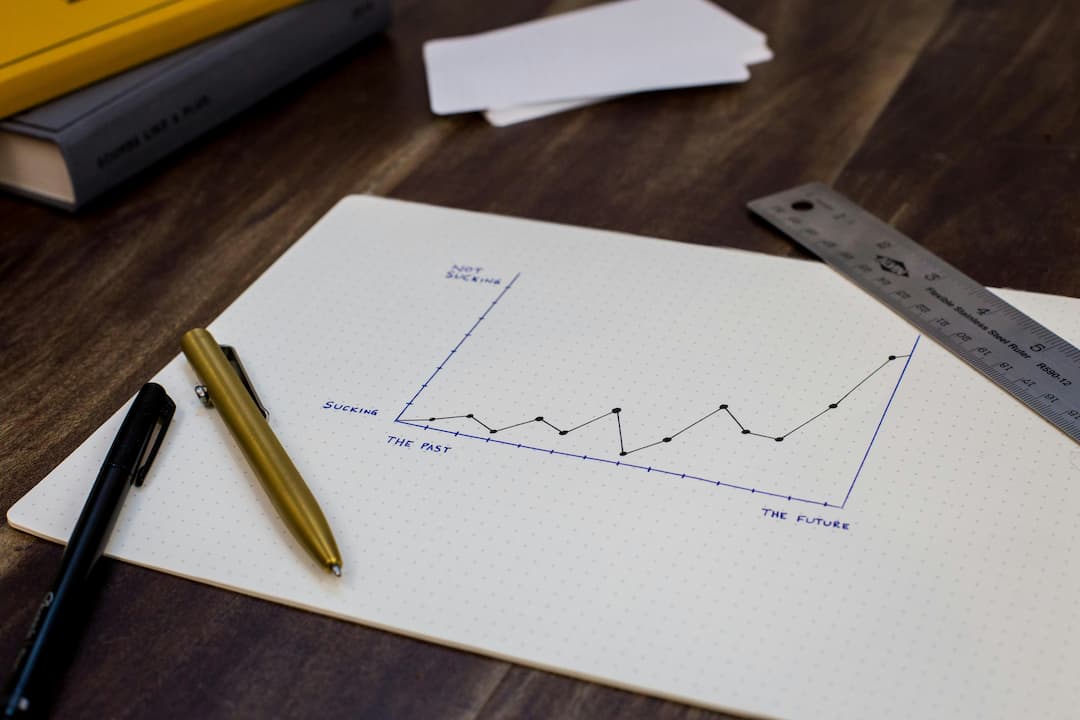 diagram on paper drawn with ruler